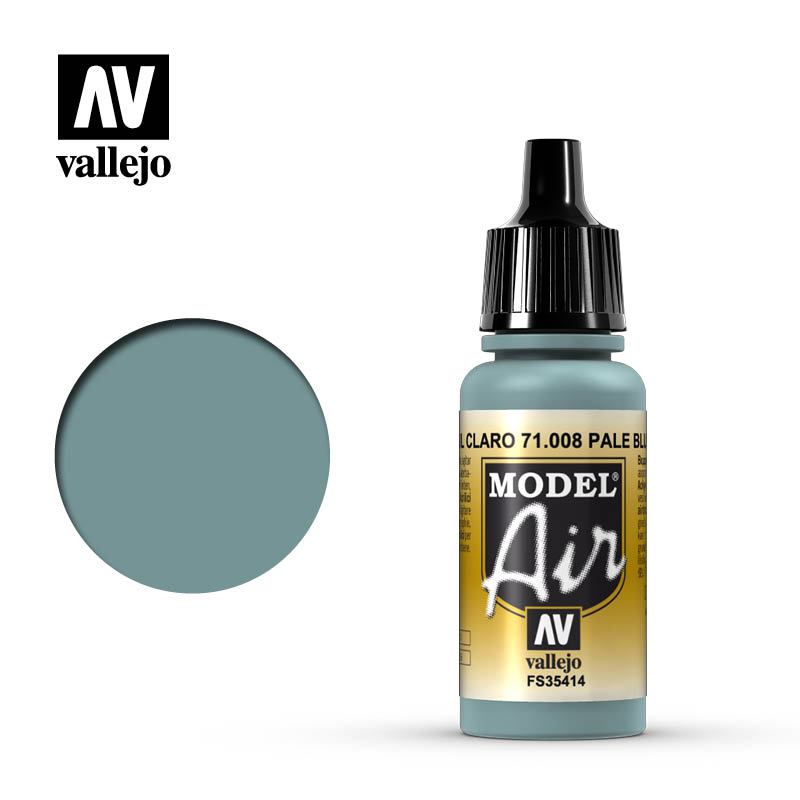 Vallejo Model Air: Pale Blue 17ml - airbrush barva na modely