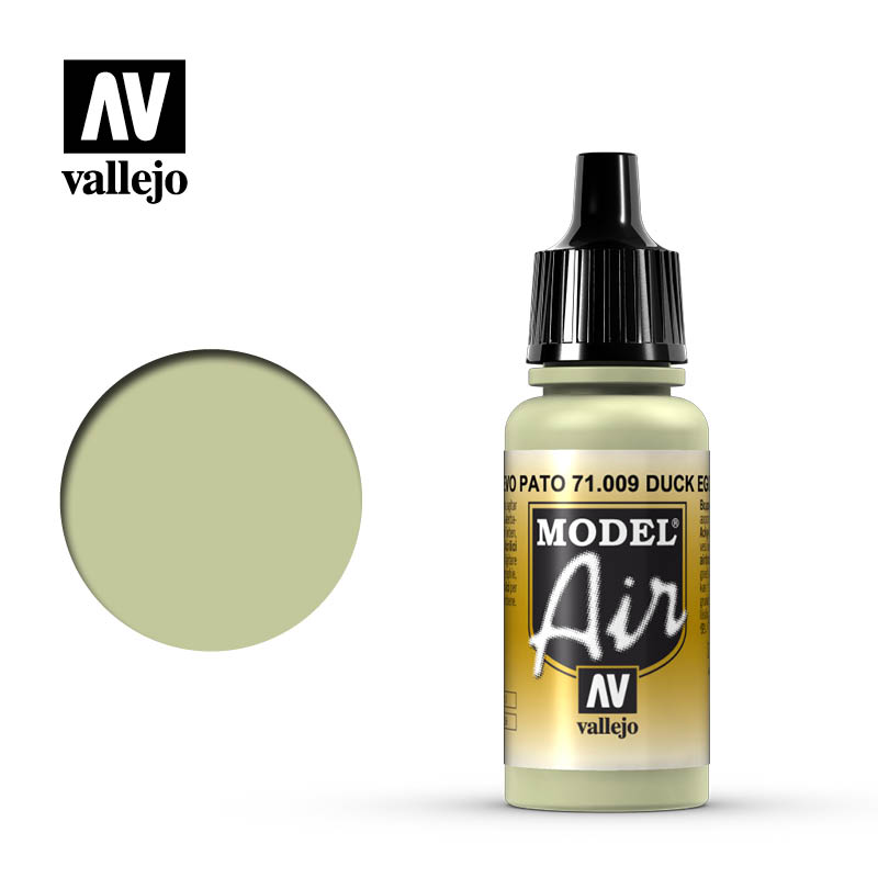 Vallejo Model Air: Eau de Nil Duck Egg Green 17ml - barva