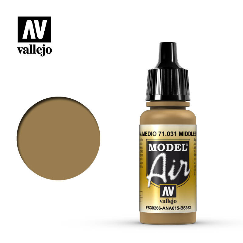 Vallejo Model Air: Middlestone 17ml - airbrush barva na modely