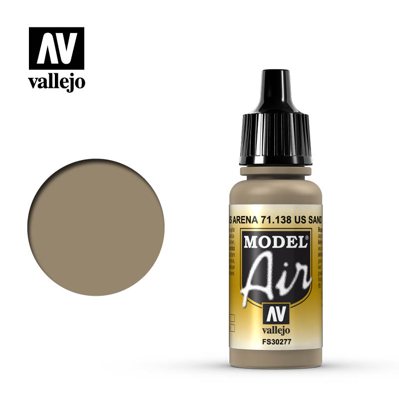 Vallejo Model Air: US Sand 17ml - airbrush barva na modely