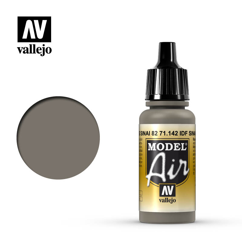 Vallejo Model Air: IDF Sinai Grey 82 17ml - airbrush barva na modely