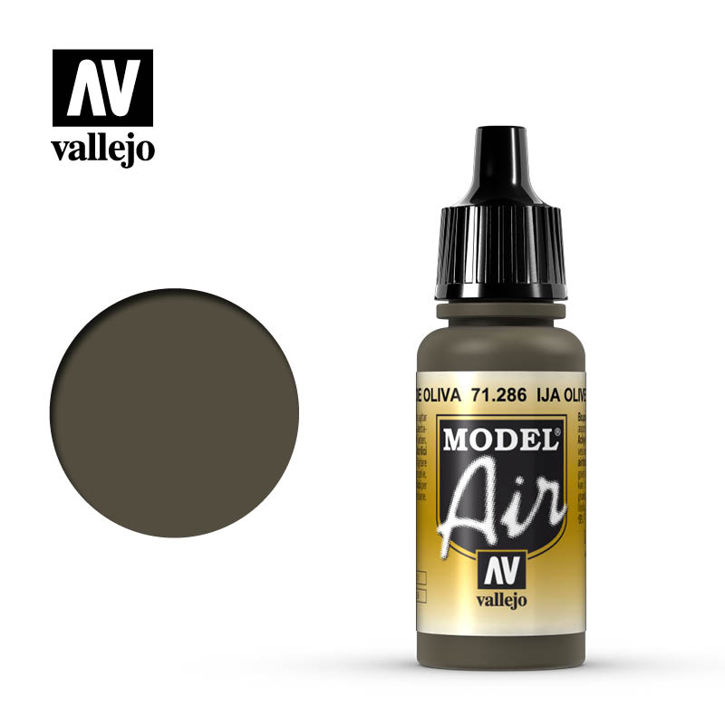 Vallejo Model Air: UJA Olive Green 17ml - airbrush barva na modely