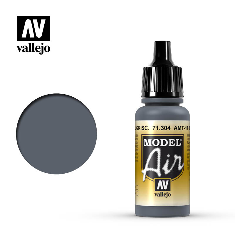 Vallejo Model Air: AMT-11 Blue Grey 17ml - airbrush barva na modely