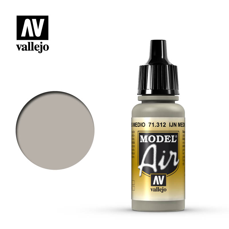 Vallejo Model Air: IJN Medium Grey 17ml - airbrush barva na modely