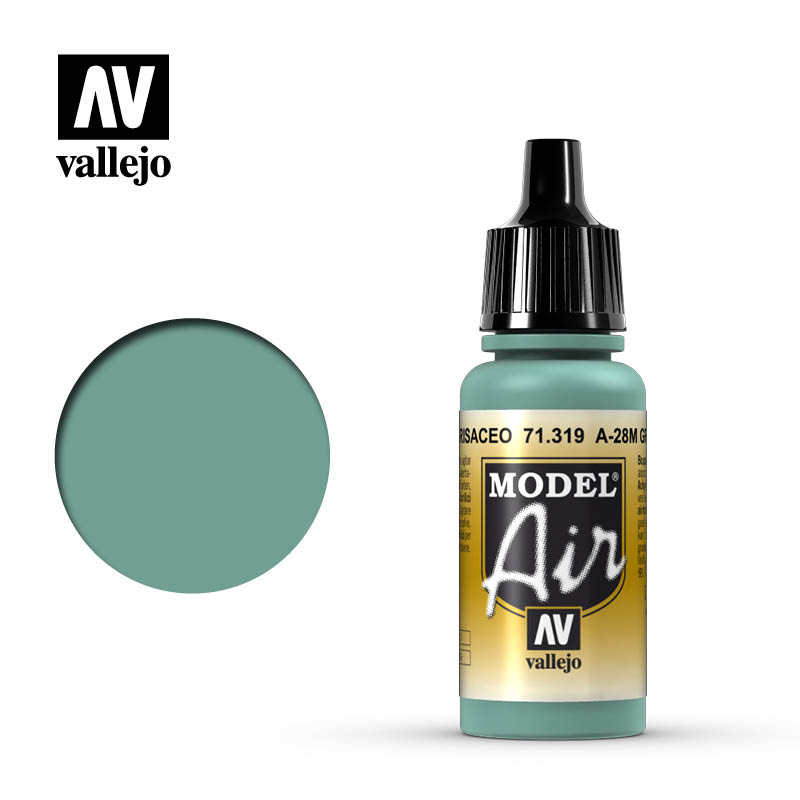 Vallejo Model Air: A-28M Greyish Blue 17ml - airbrush barva na modely