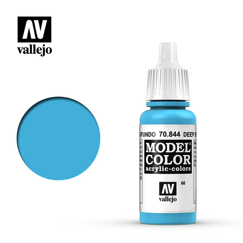 Vallejo Model Color: Deep Sky Blue 17ml - barva na modely