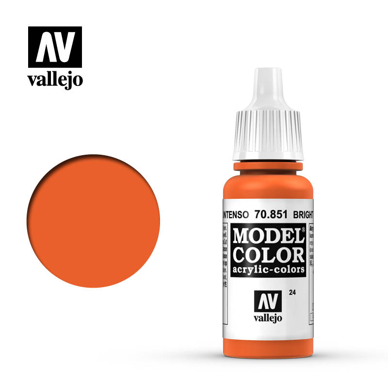 Vallejo Model Color: Bright Orange 17ml - barva na modely