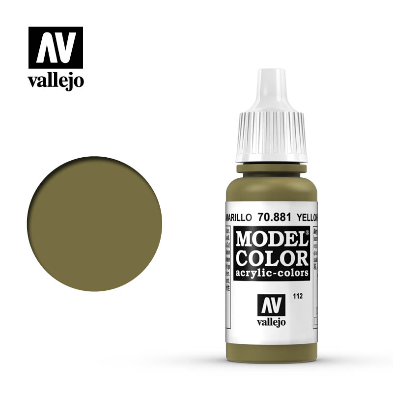 Vallejo Model Color: Green Yellow 17ml - barva na modely
