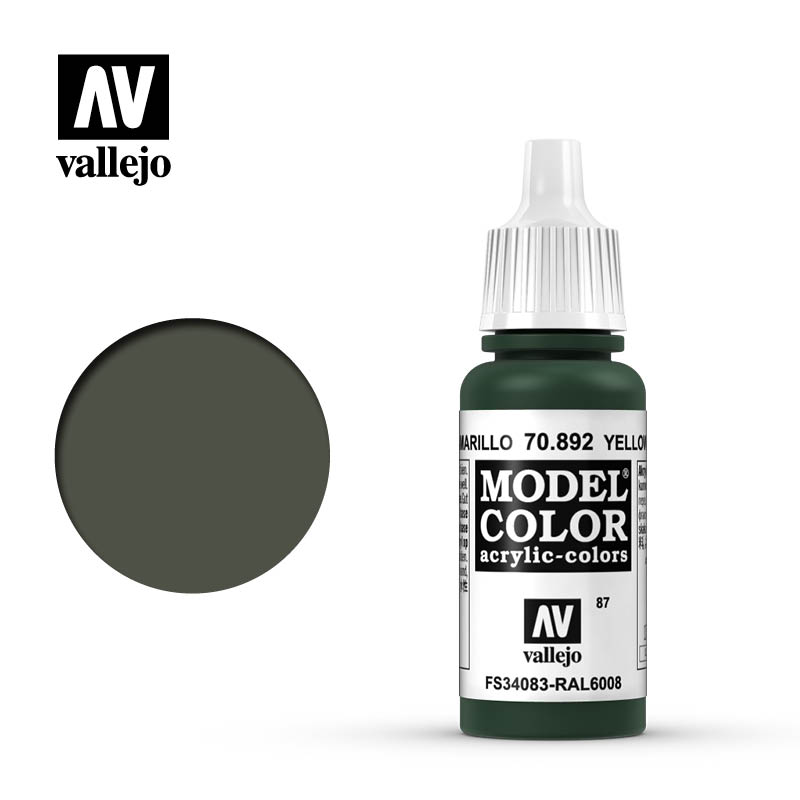 Vallejo Model Color: Yellow Olive 17ml - barva na modely