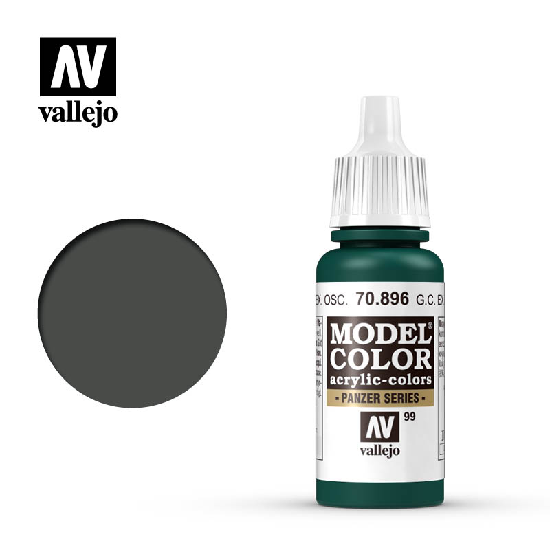 Vallejo Model Color: Ger.Cam.Extra Dark Green 17ml - barva na modely