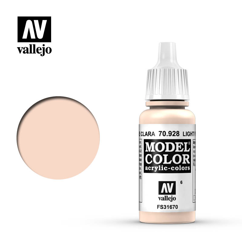 Vallejo Model Color: Light Flesh 17ml - barva na modely