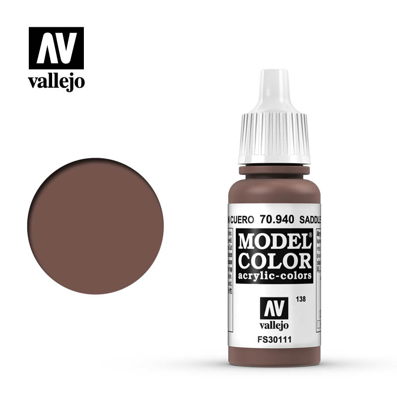 Vallejo Model Color: Saddle Brown 17ml - barva na modely