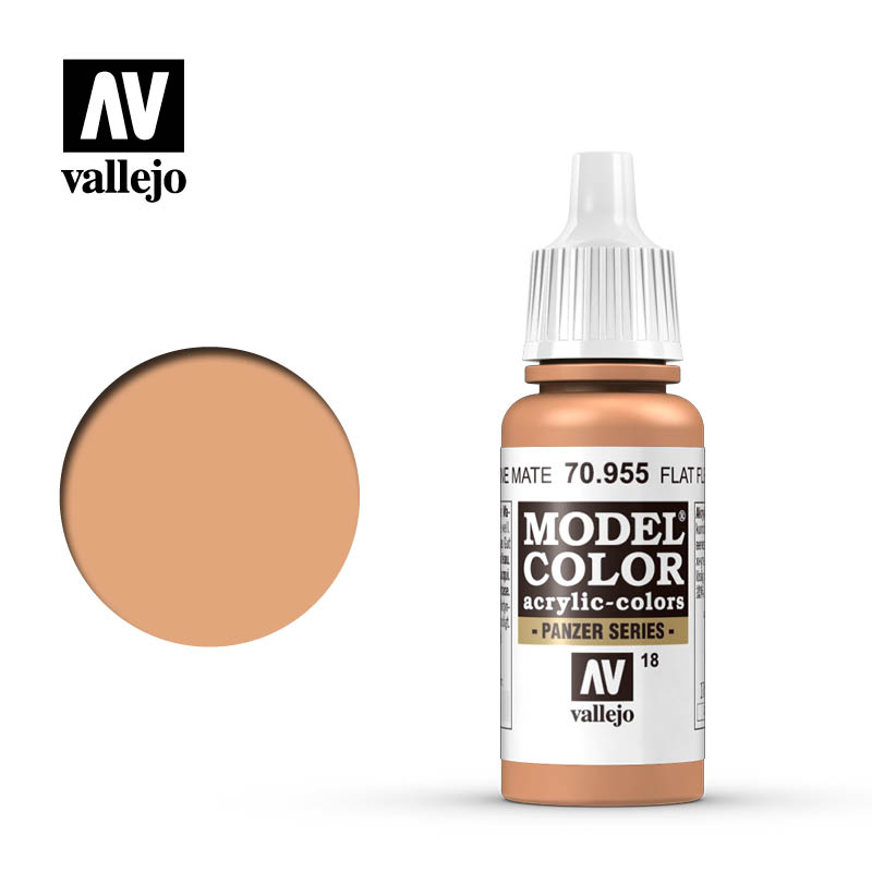 Vallejo Model Color: Flat Flesh 17ml - barva na modely