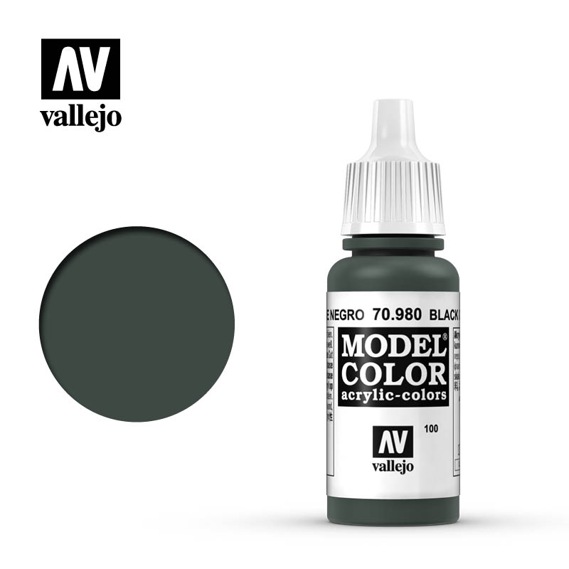 Vallejo Model Color: Black Green 17ml - barva na modely