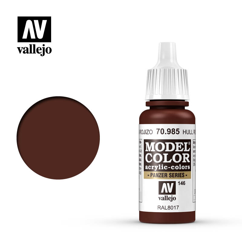 Vallejo Model Color: Hull Red 17ml - barva na modely