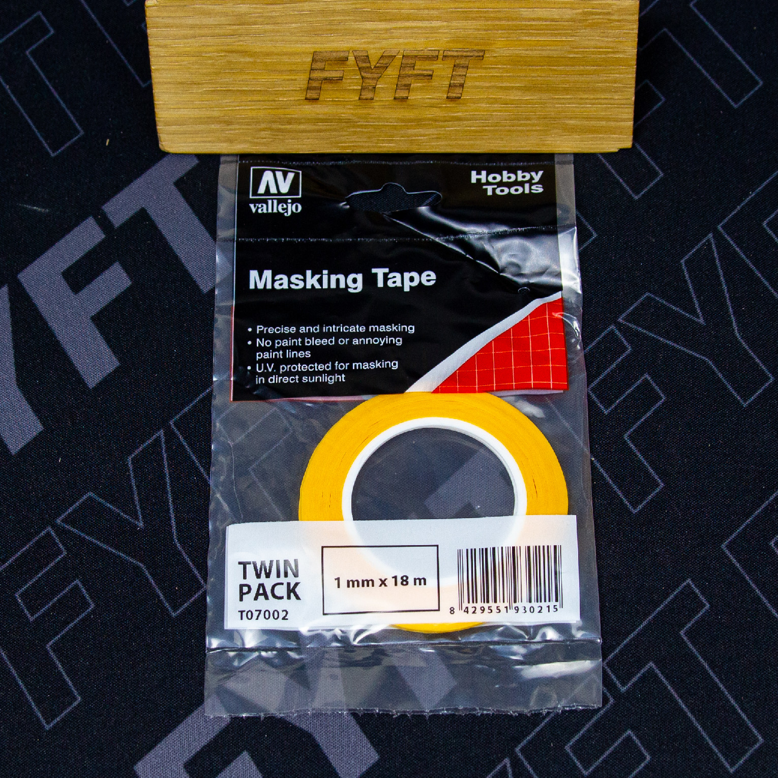 Masking Tape 1mm x 18m - Vallejo T07002 Twin Pack