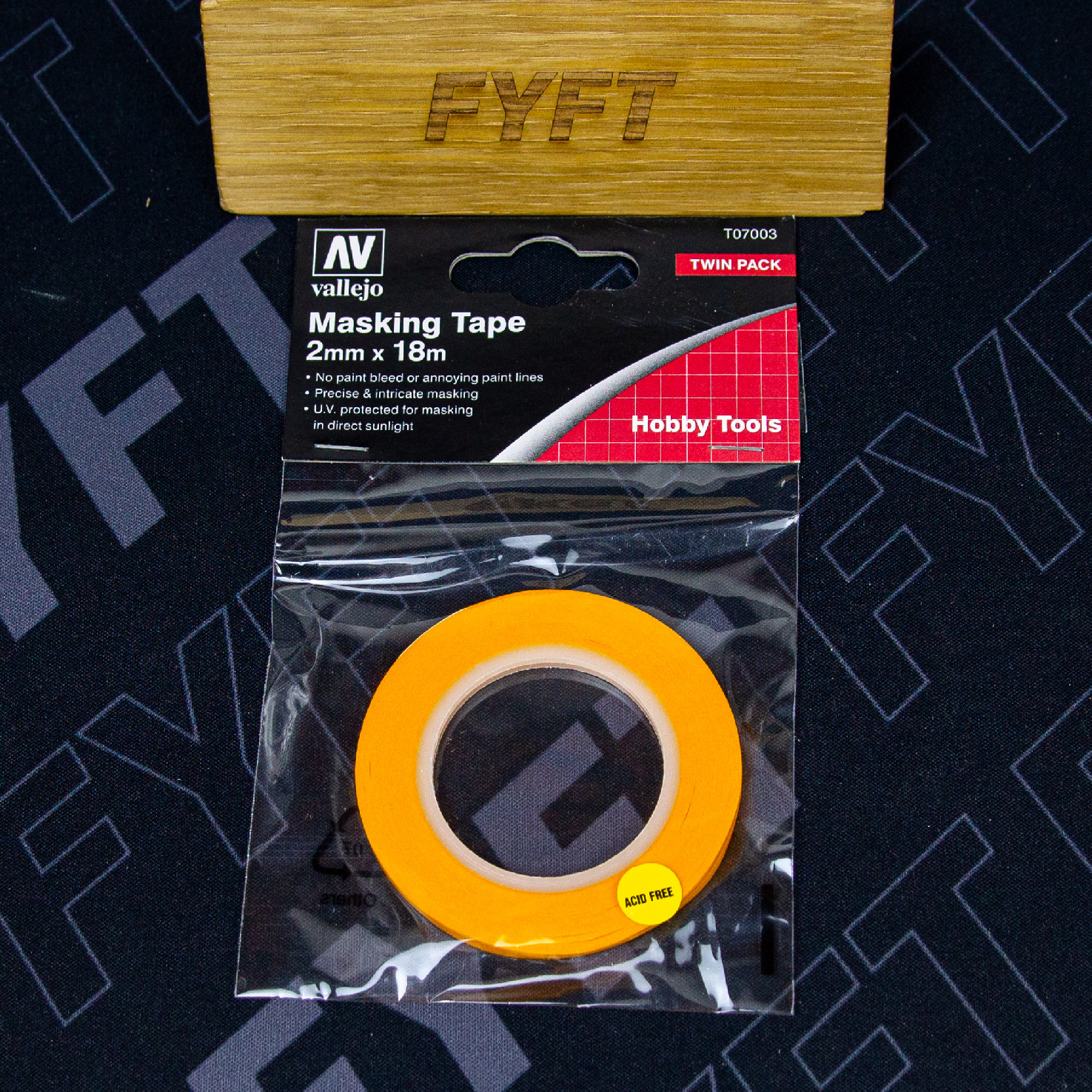 Masking Tape 2mm x 18m - Vallejo T07003 Twin Pack