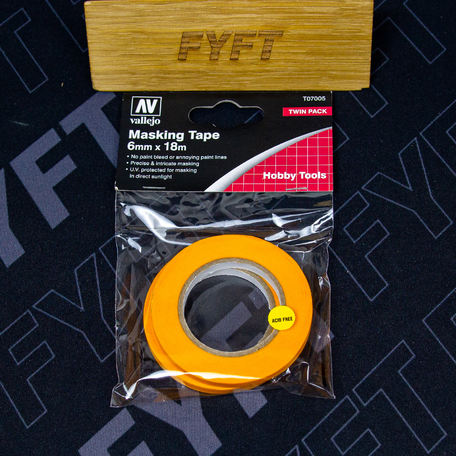 Masking Tape 6mm x 18m - Vallejo T07005 Twin Pack