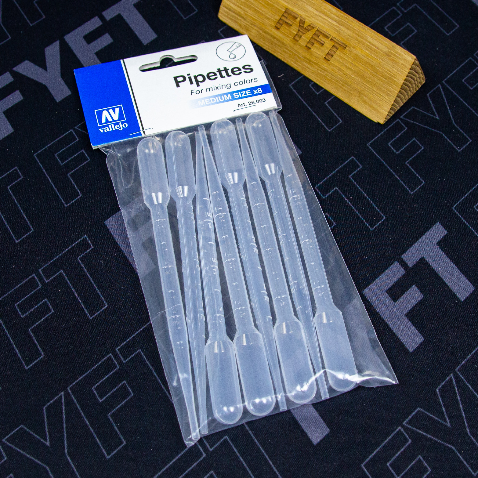Pipety (Vallejo) - Medium size 3ml - pro barvíře na míchání barev