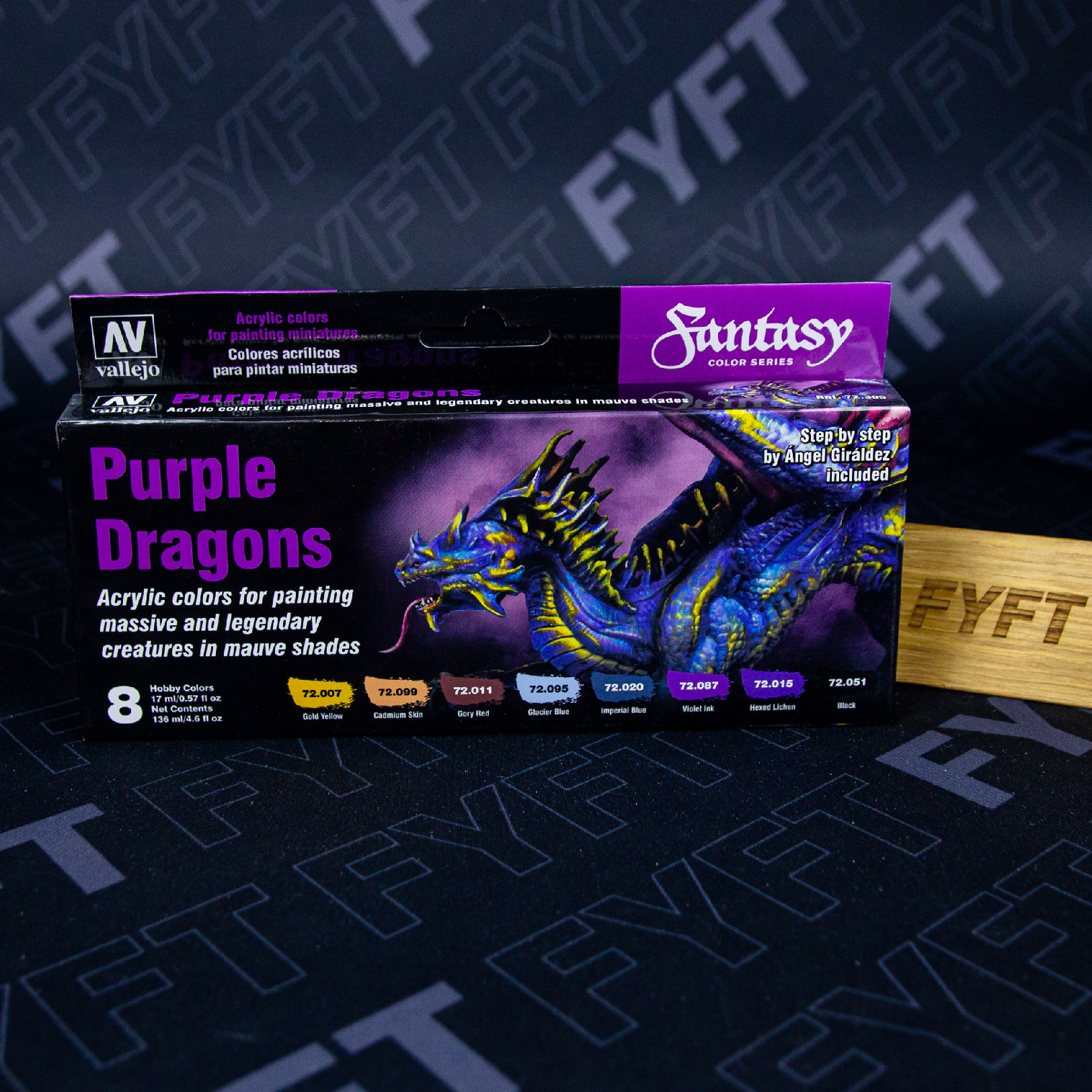 Sada barev Purple Dragons 72305 (Vallejo) - na barvení miniatur