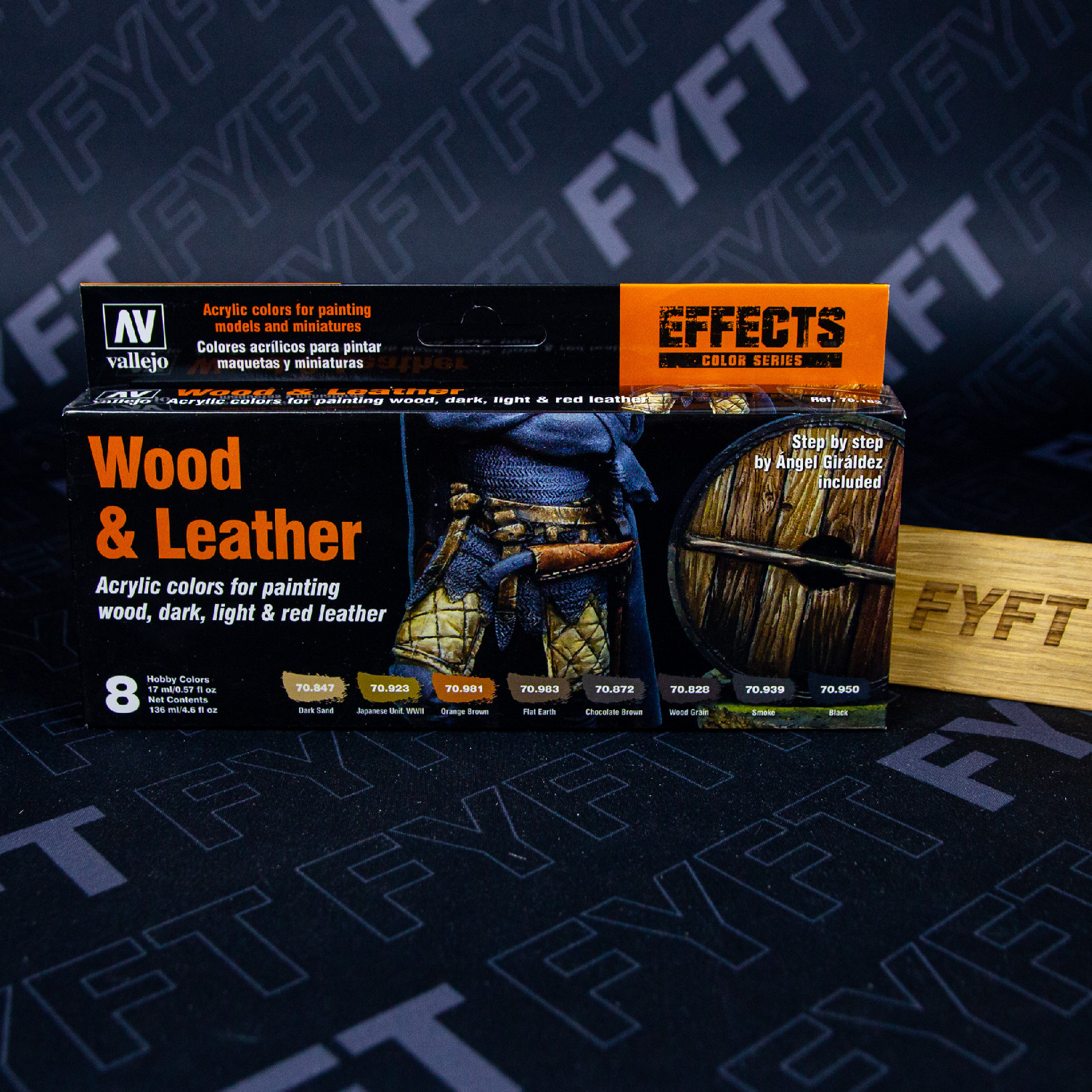 Sada barev Wood & Leather 70182 (Vallejo)