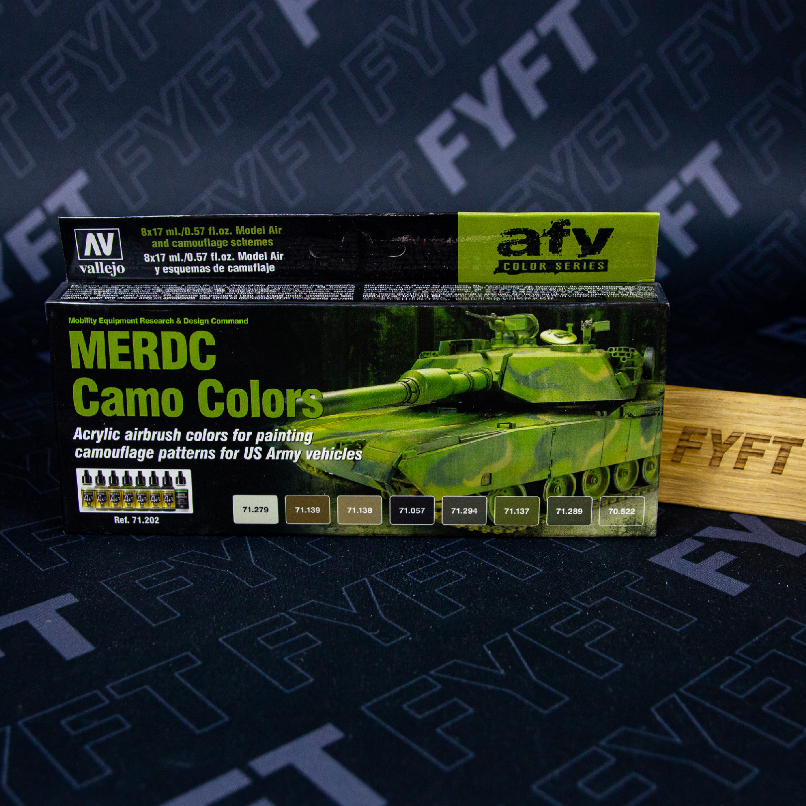Sada barev MERDC Camo Colors 71202 (Vallejo)