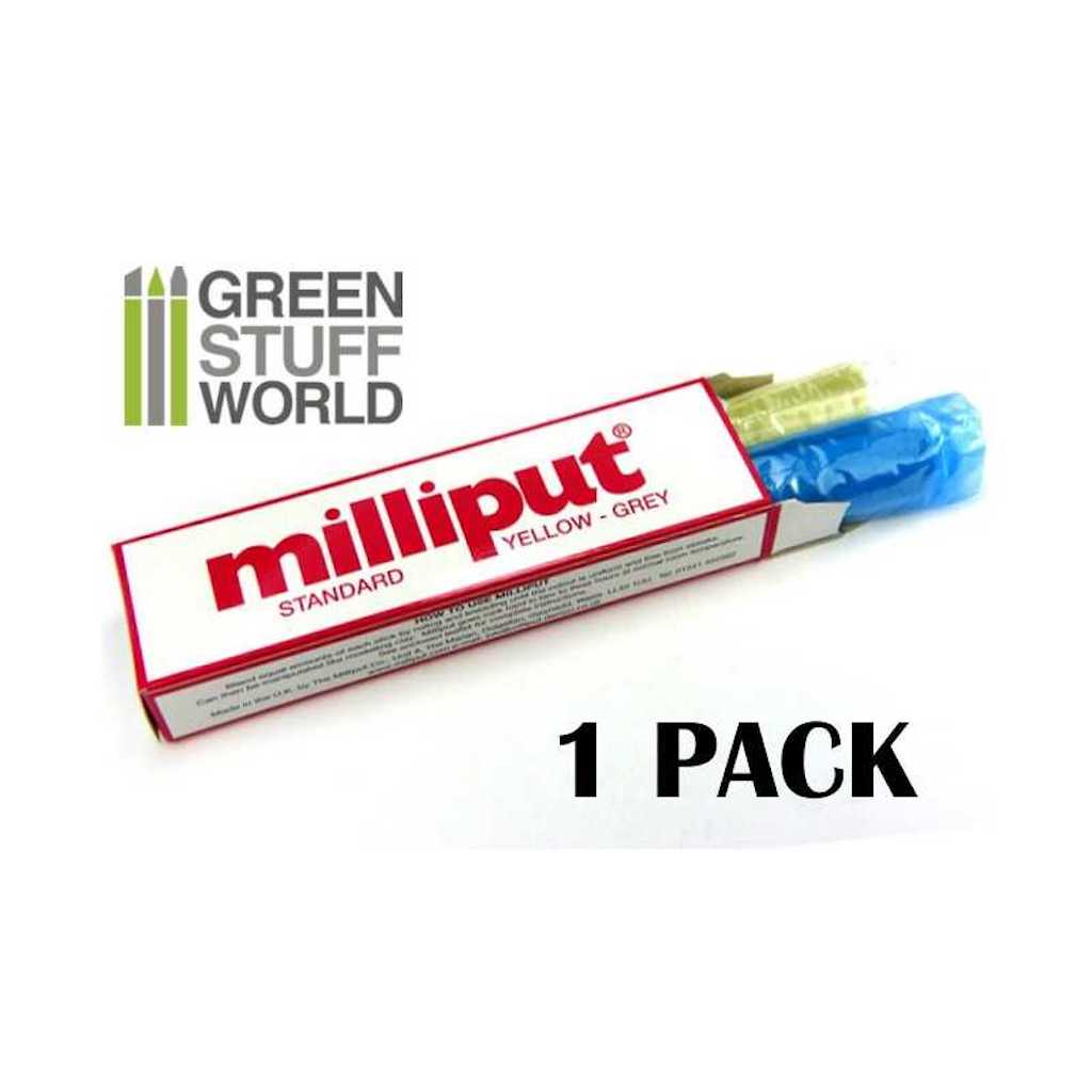 Milliput Standard Yellow Grey - 120 g (Green Stuff World)