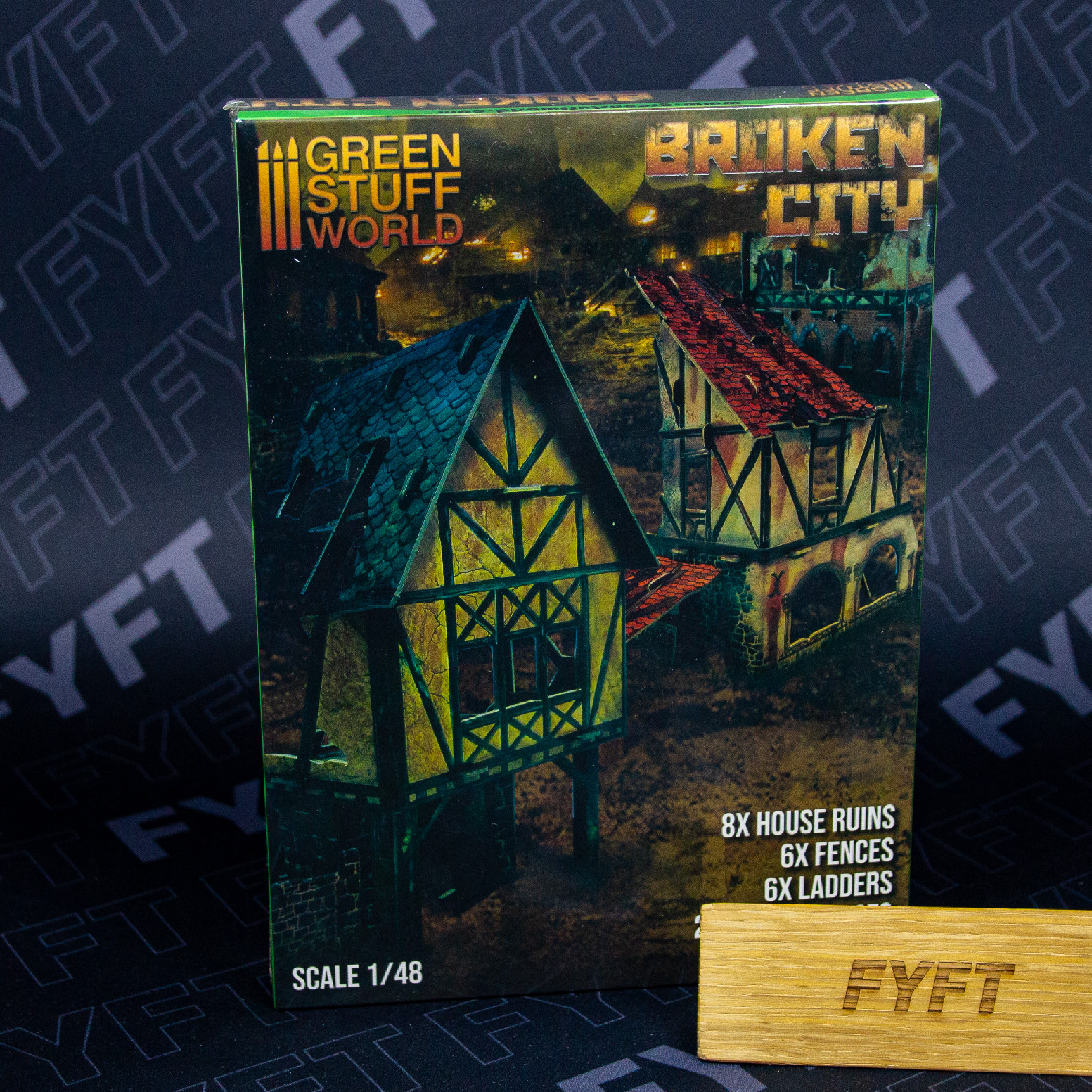 Green Stuff World Broken City - Terrain Set (Green Stuff World)