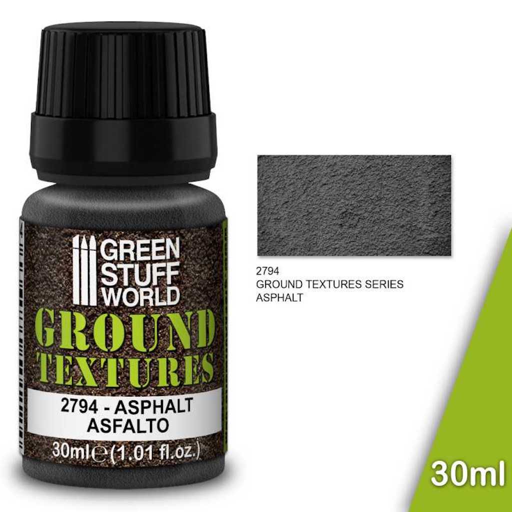 Green Stuff World Ground Textures - ASPHALT 30ml (Green Stuff World)