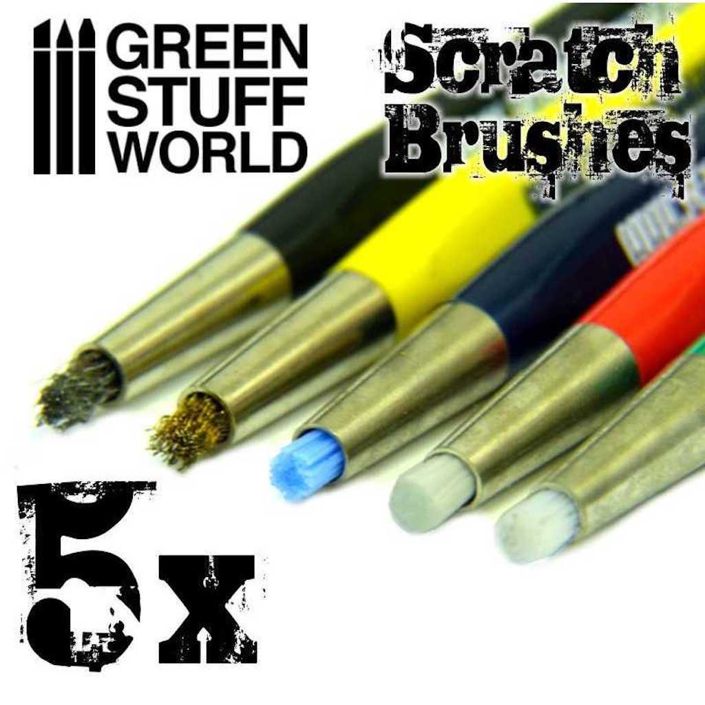 Scratch Brush Pens (GSW) - štětce na škrábance a čištění