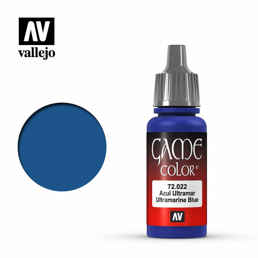 Vallejo Game Color 72022: Ultramarine Blue 18ml - barva na modely