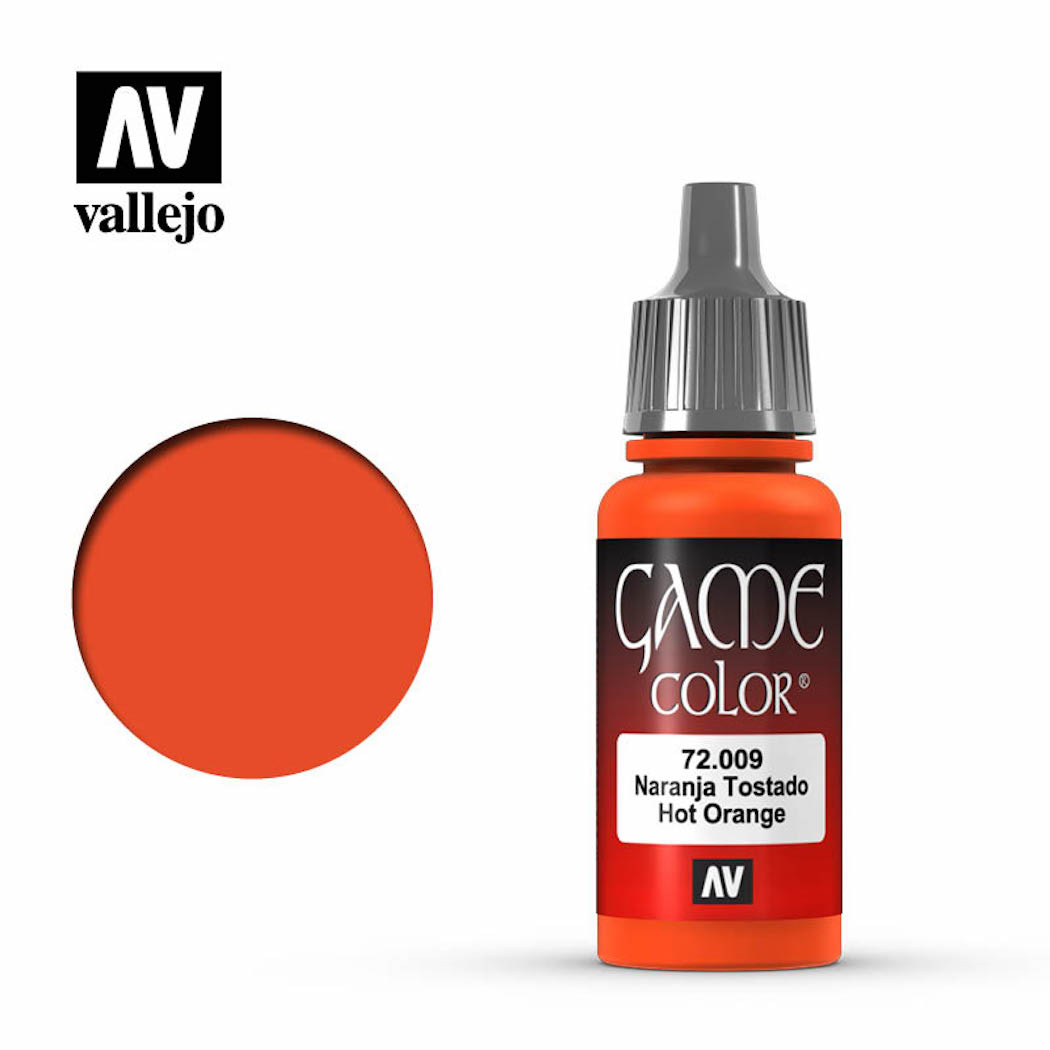 Vallejo Game Color 72009: Hot Orange 18ml - barva na modely