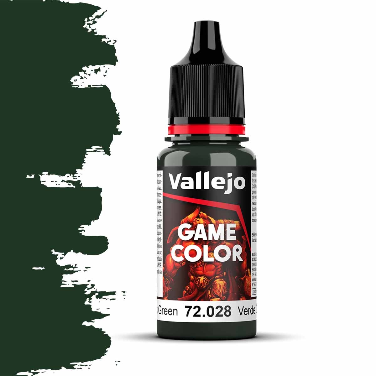 Vallejo Game Color 72028: Dark Green 18ml - barva na modely