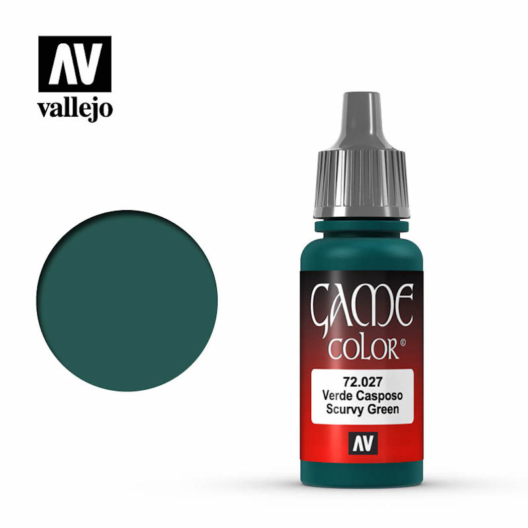 Vallejo Game Color 72027: Scurvy Green 18ml - barva na modely