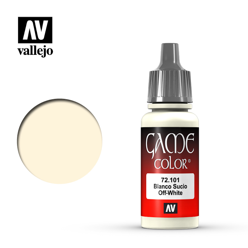 Vallejo Game Color 72101: Off-White 18ml - barva na modely