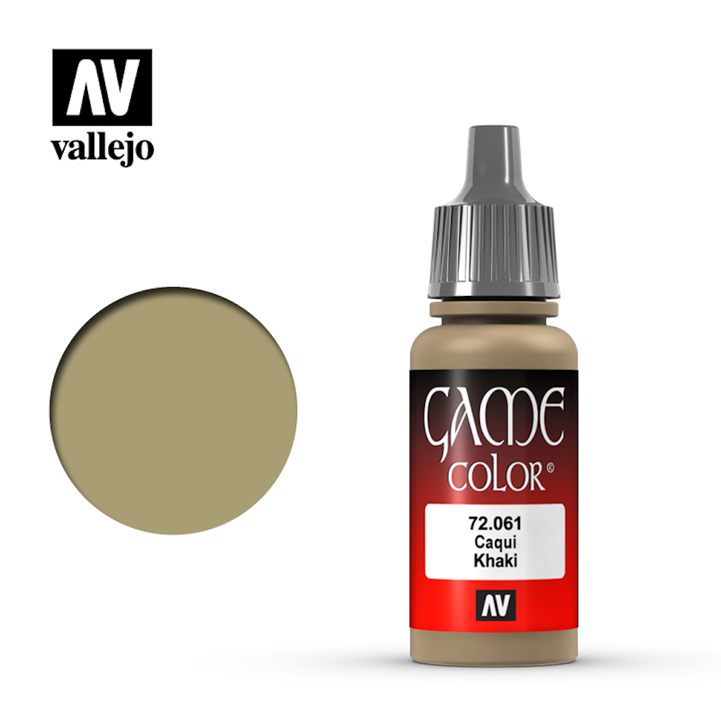Vallejo Game Color 72061: Khaki 18ml - barva na modely