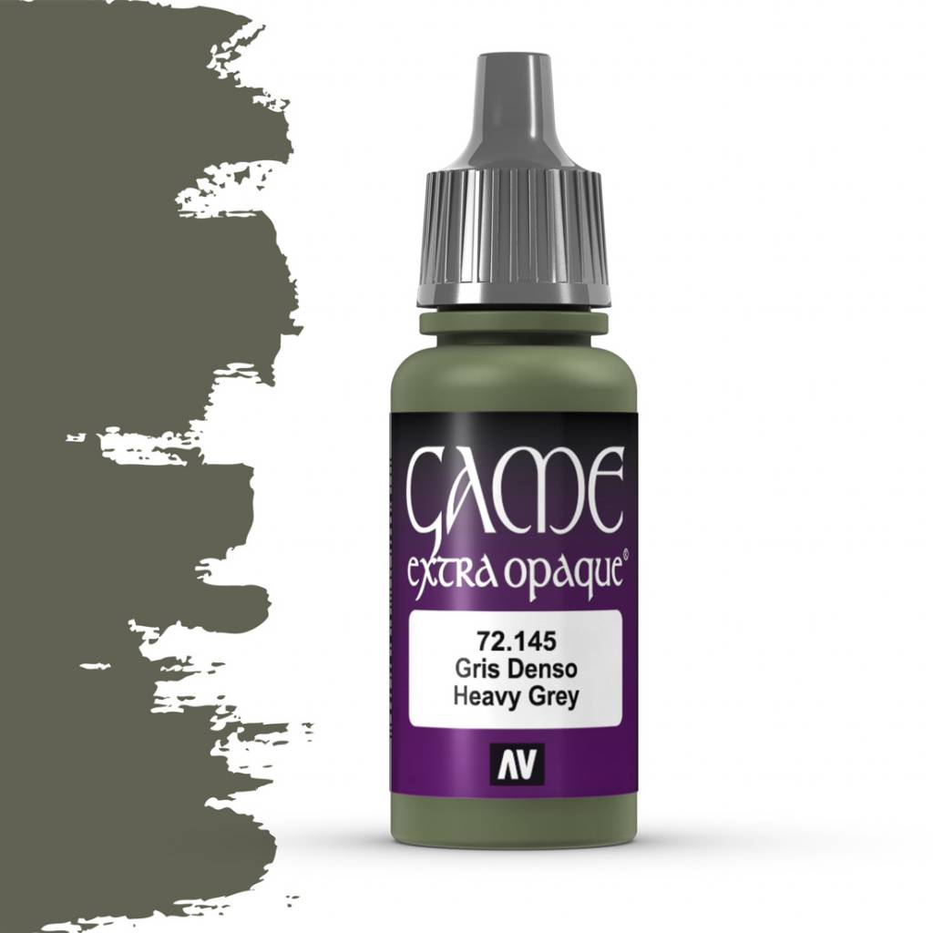 Vallejo Game Color 72145: Heavy Grey 18ml - barva na modely