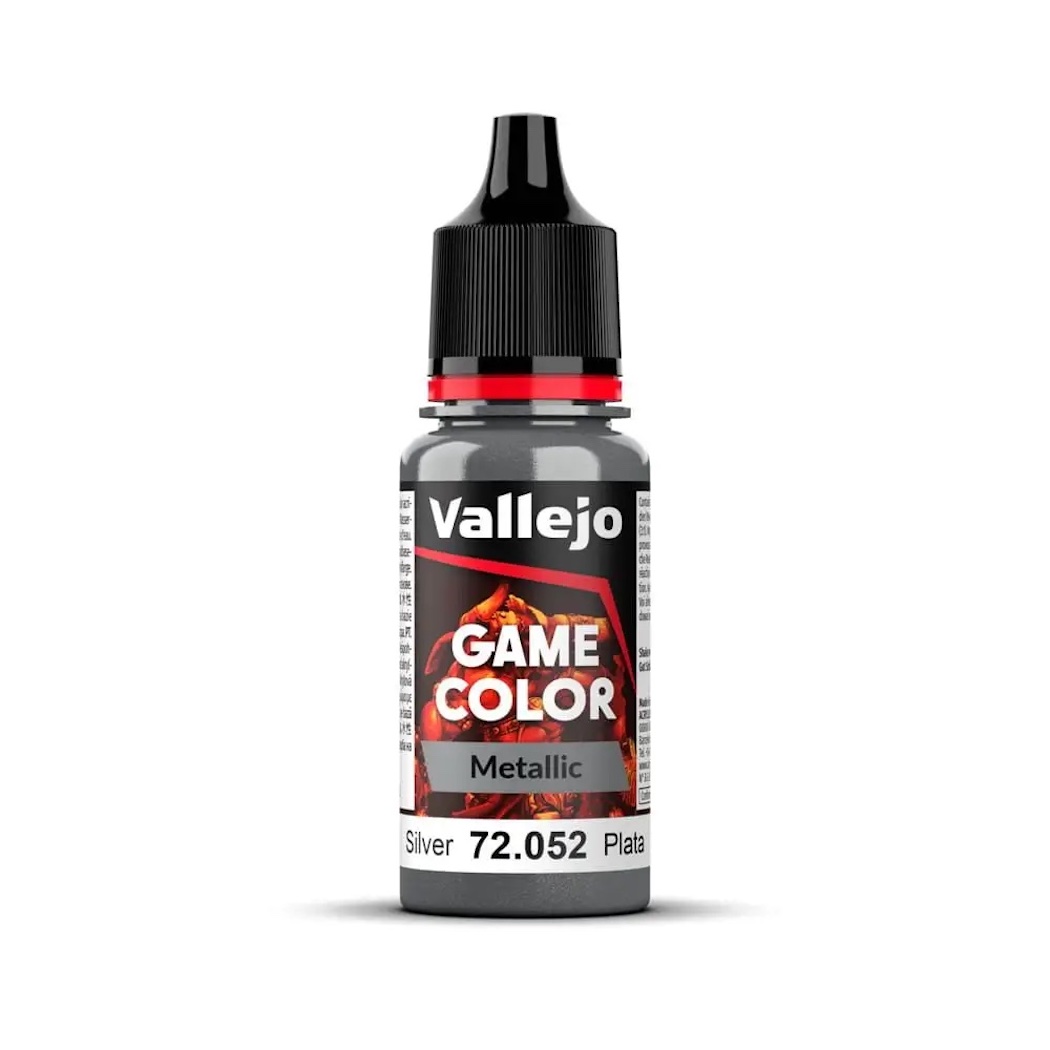 Vallejo Game Color 72052: Silver 18ml - barva na modely