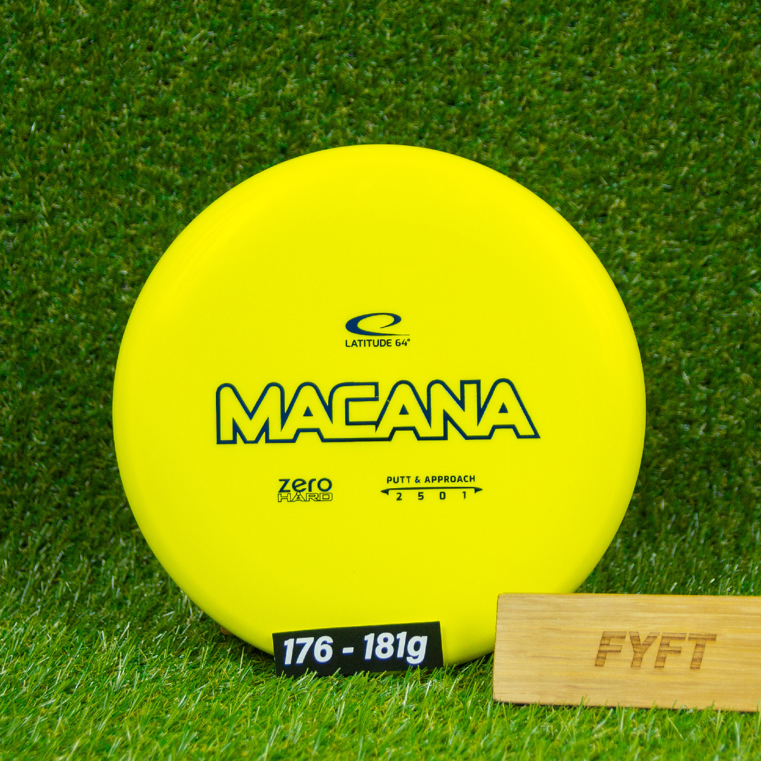 MACANA - Zero Hard (Latitude64) - approach discgolf putter Barva: Žlutá 173g+