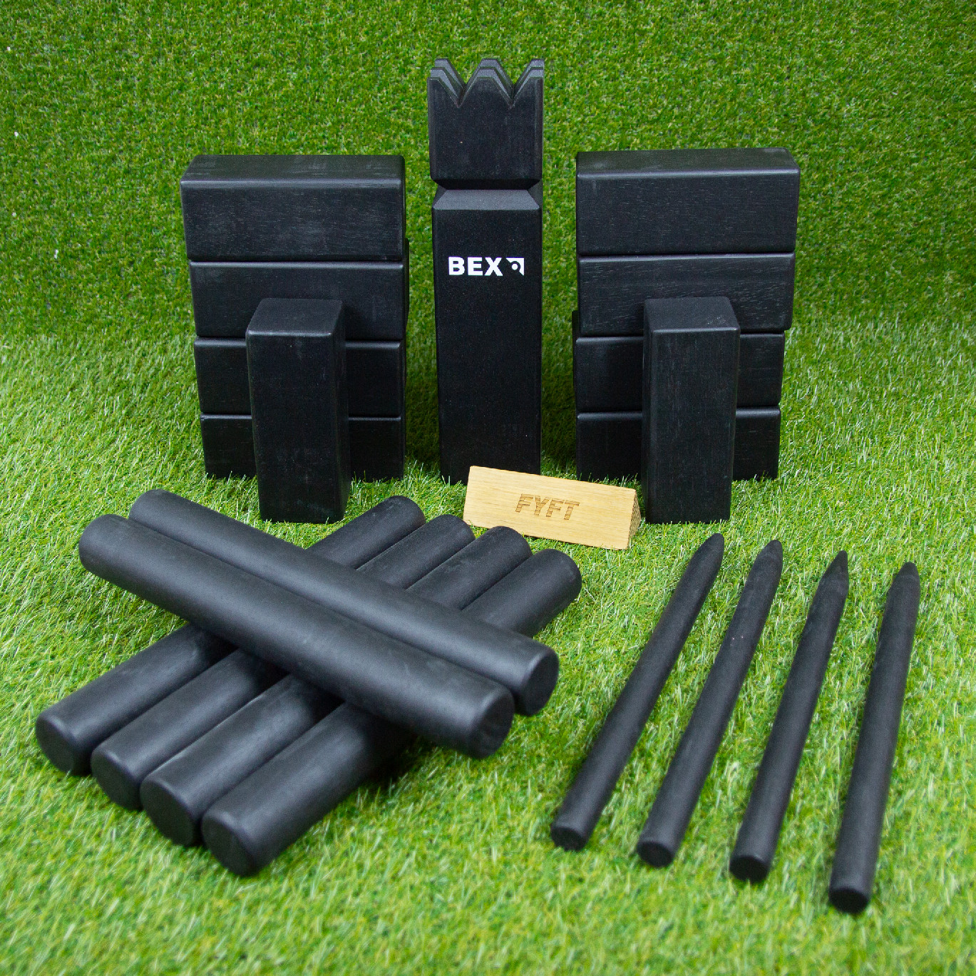 Venkovní hra Kubb Original Black Edition (Bex Sport)