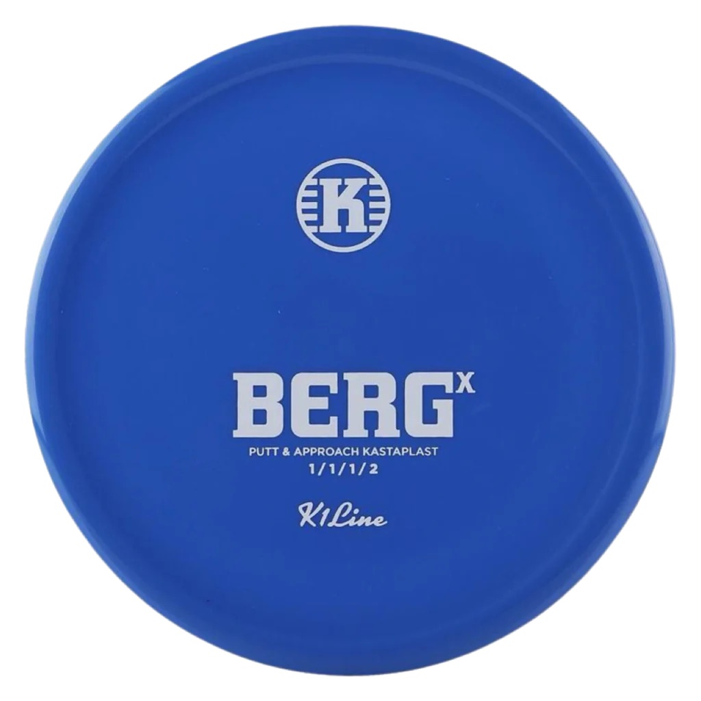 BERG X - K1 (Kastaplast) - discgolf putter Barva: Modrá 173-175g