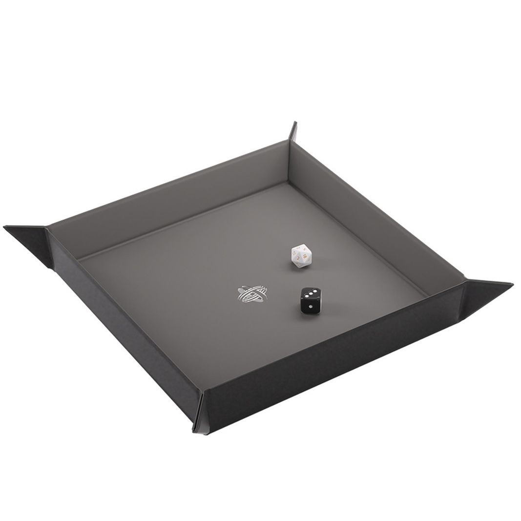 Magnetic Dice Tray - čtverec (Gamegenic) Barva: Black / Gray