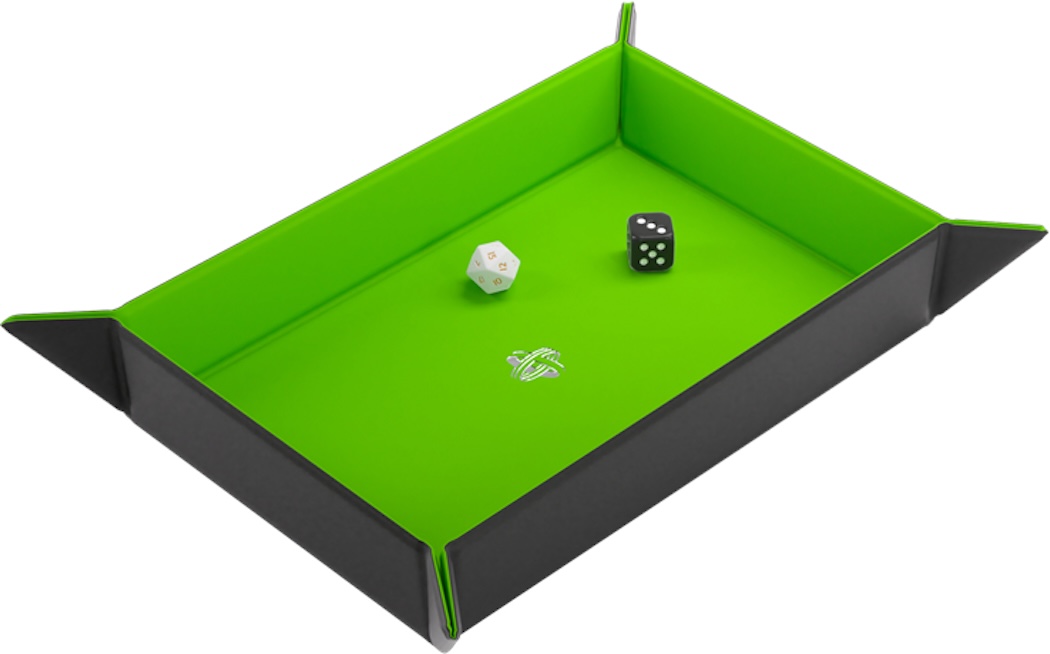 Magnetic Dice Tray - obdélník (Gamegenic) Barva: Black / Green