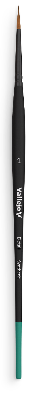 Štětec Vallejo Detail B02001 Round Synthetic Brush No. 1