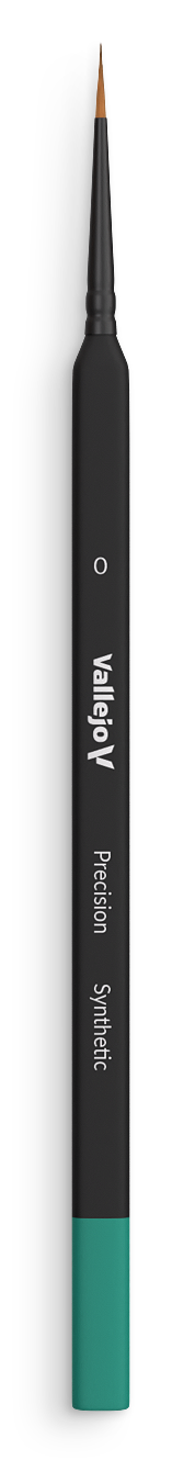 Štětec Vallejo Precision B03000 Round Synthetic Brush - Triangular Handle No. 0