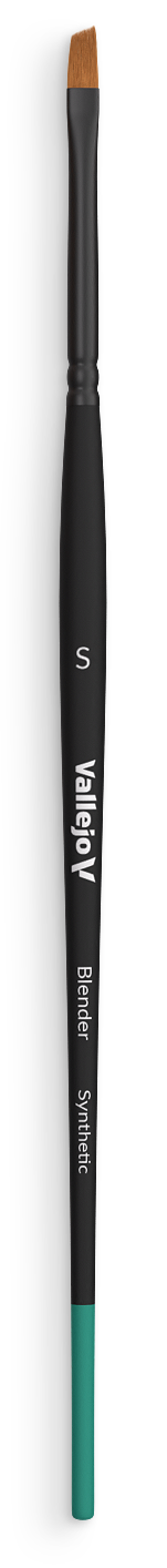 Štětec Vallejo Blender B05001 Flat Angled Synthetic Brush Small