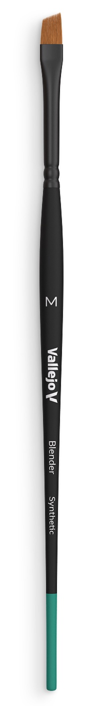 Štětec Vallejo Blender B05002 Flat Angled Synthetic Brush Medium
