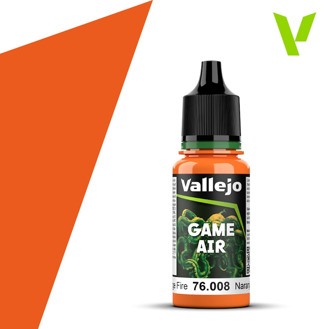 Vallejo Game Air 76008 Orange Fire 18ml - airbrush barva na modely
