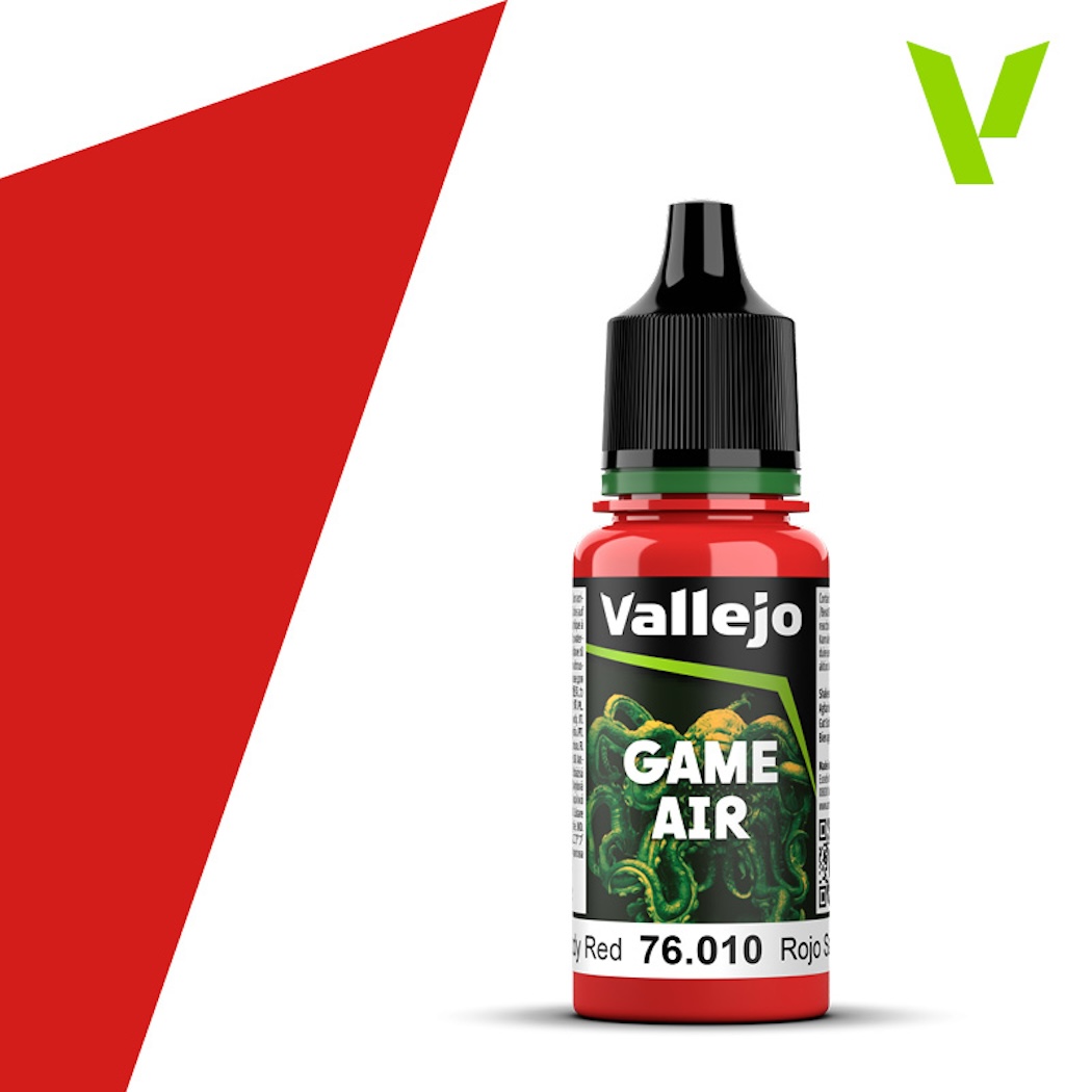 Vallejo Game Air 76010 Bloody Red 18ml - airbrush barva na modely