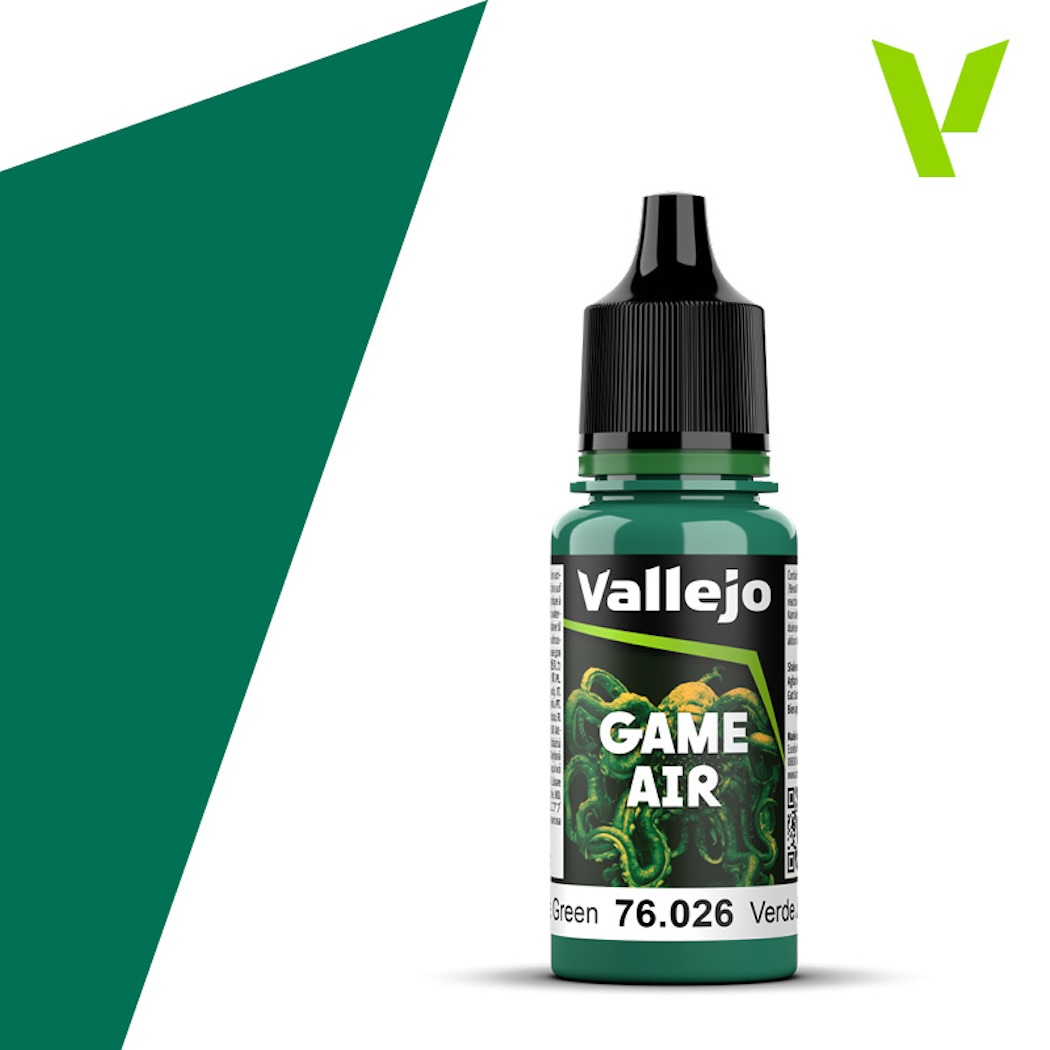 Vallejo Game Air 76026 Jade Green 18ml - airbrush barva na modely